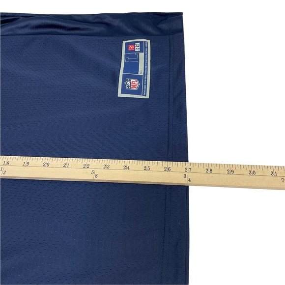 NFL Pro Line Jersey Sz Large Seattle Seahawks Chris Carson #32 Dark Navy Nwot - Picture 9 of 9